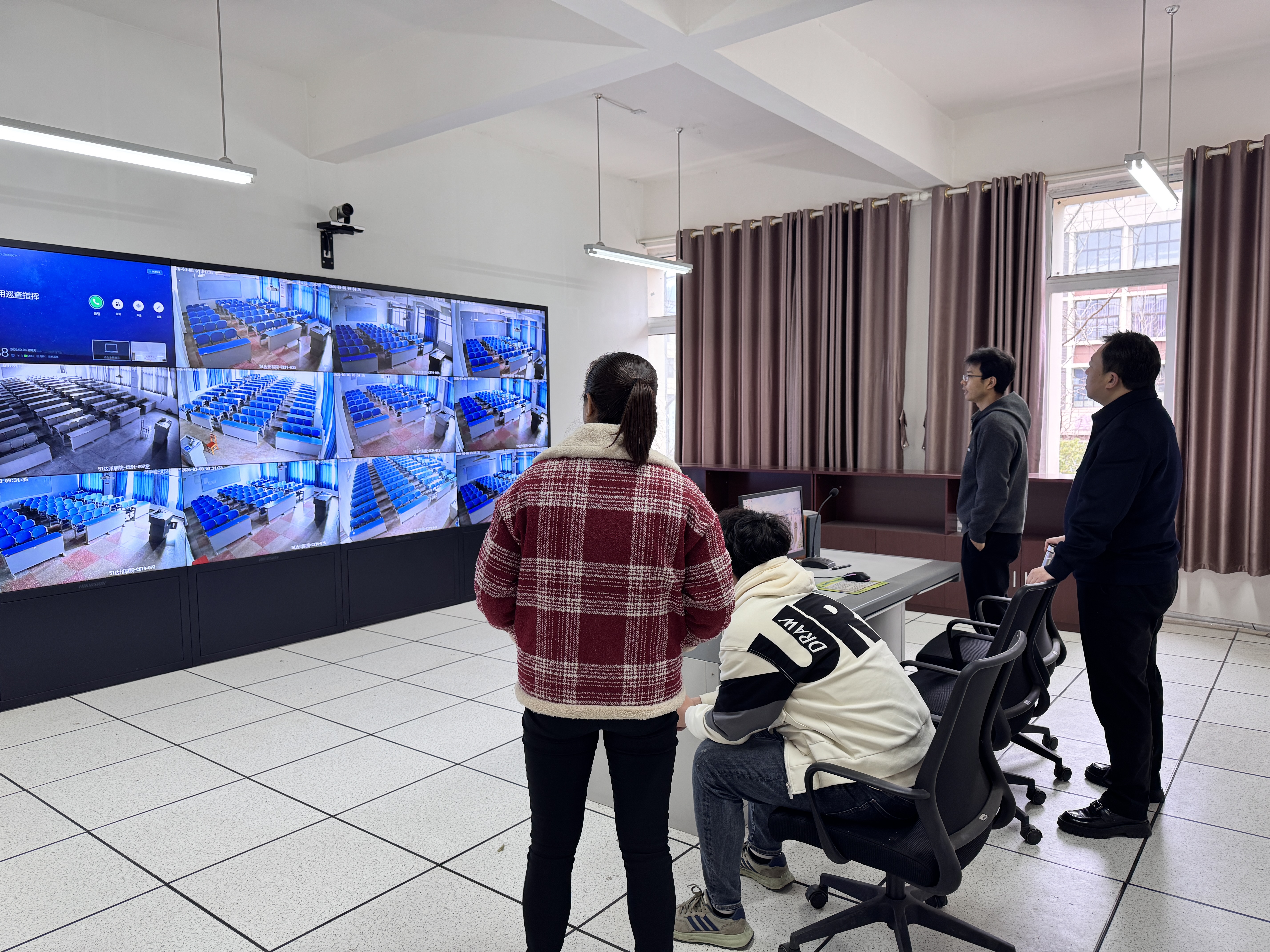 护航新学期 信息中心开展多校区信息化专项检查